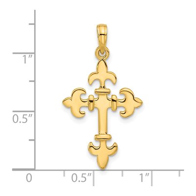 14K Yellow Gold Fancy Pendant – view 4