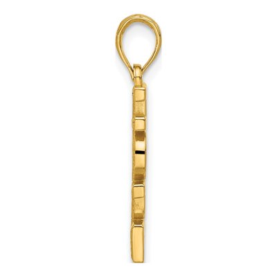 14K Yellow Gold HOPE Pendant – view 2
