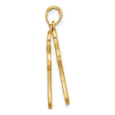 14K Yellow Gold Fancy Pendant – view 2