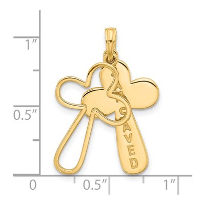 14K Yellow Gold Fancy Pendant – view 4
