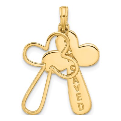 14K Yellow Gold Fancy Pendant