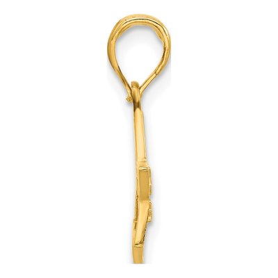 14K Yellow Gold Stars Pendant – view 3