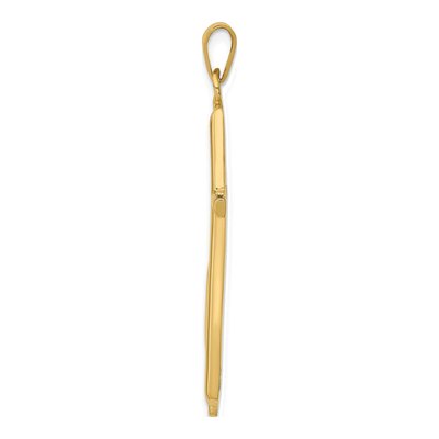 14K Yellow Gold Cross Pendant – view 3