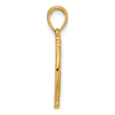 14K Yellow Gold Live Long Prosper Charm – view 2