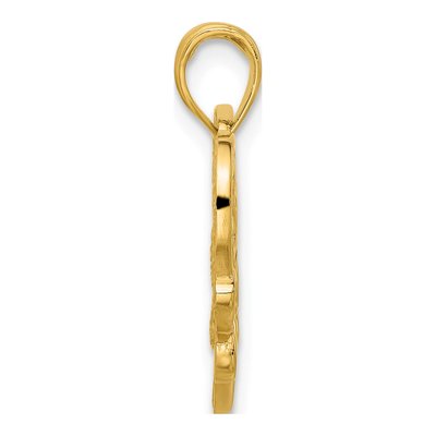 14K Yellow Gold Sweet 16-Heart Charm – view 3