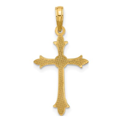 14K Yellow Gold Fancy Cross Pendant – view 4
