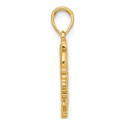 14K Yellow Gold Hummingbird Charm – view 2