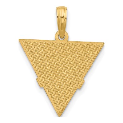 14K Yellow Gold Caduceus Pendant – view 4