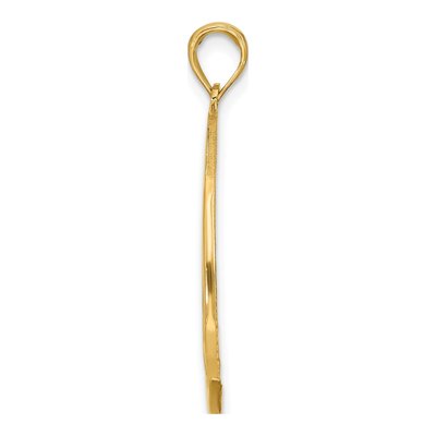 14K Yellow Gold Sailboat Pendant – view 2