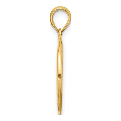 14K Yellow Gold Moon Stars Charm – view 3