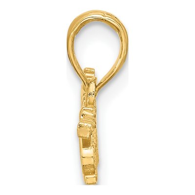 14K Yellow Gold Princess Charm – view 2