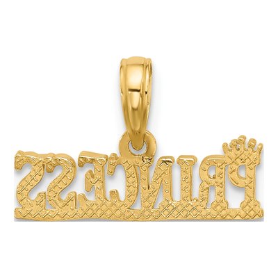 14K Yellow Gold Princess Charm – view 4