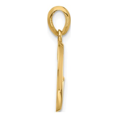 14K Yellow Gold Letter G Pendant – view 2
