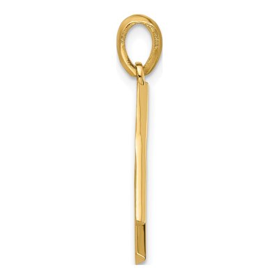 14K Yellow Gold Fancy Letter K Pendant – view 2