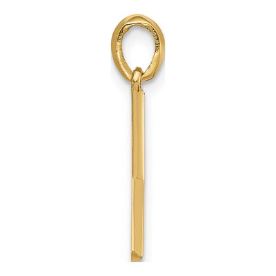 14K Yellow Gold Fancy Letter Y Pendant – view 2