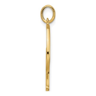 14K Yellow Gold Fancy Letter G Pendant – view 2
