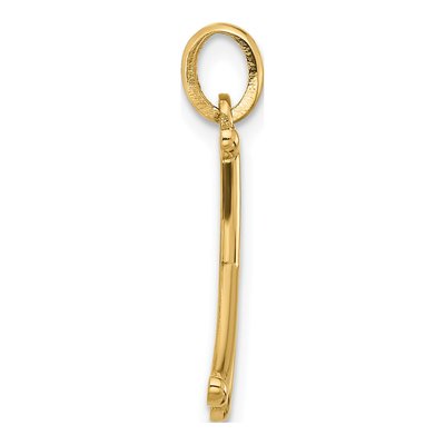 14K Yellow Gold Fancy Letter X Pendant – view 2