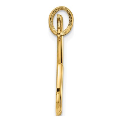 14K Yellow Gold Fancy Letter Y Pendant – view 2