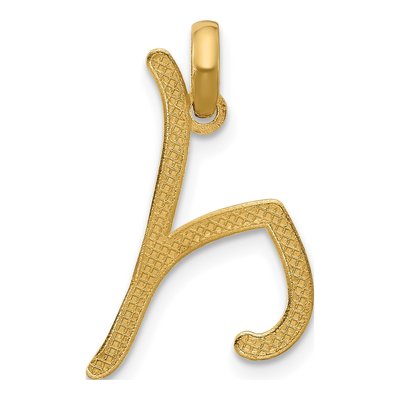 14K Yellow Gold Fancy Letter Y Pendant – view 3