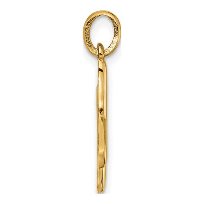 14K Yellow Gold Fancy Letter X Pendant – view 2