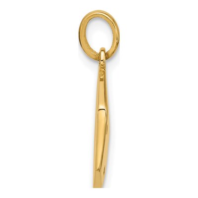 14K Yellow Gold Dice Pendant – view 2