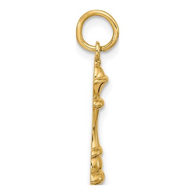14K Yellow Gold Chess Queen Pendant – view 2