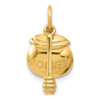 14K Yellow Gold Honey Pot Pendant – view 4