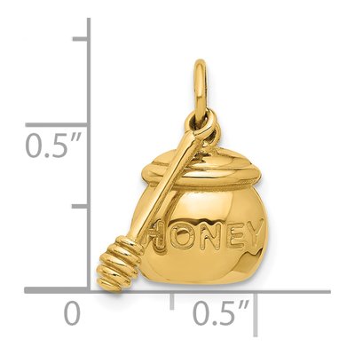 14K Yellow Gold Honey Pot Pendant – view 5