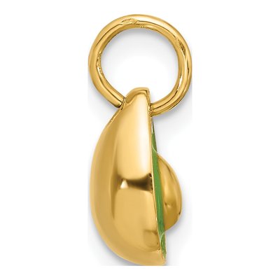 14K Yellow Gold 3D Avocado Charm – view 2