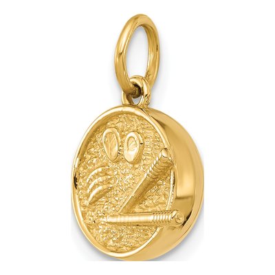 14K Yellow Gold Ramen Bowl Pendant – view 4