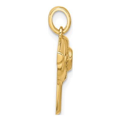14K Yellow Gold Hairdryer Pendant – view 2