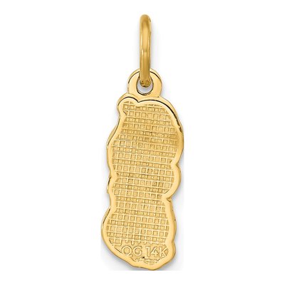 14K Yellow Gold Challah Bread Pendant – view 3