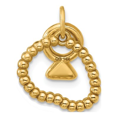14K Yellow Gold Mini Pendant – view 3
