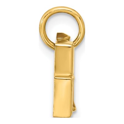 14K Yellow Gold Enamel Nail Polish Bottles Charm – view 2
