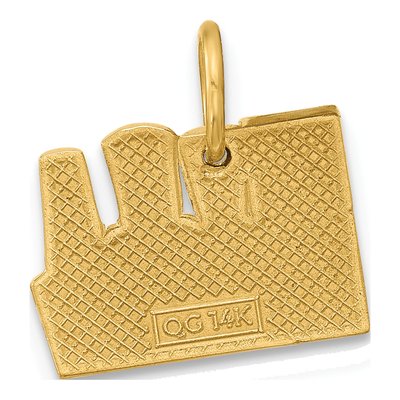 14K Yellow Gold Enamel Nail Polish Bottles Charm – view 3