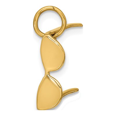 14K Yellow Gold Sunglasses Pendant