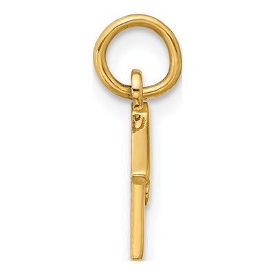 14K Yellow Gold Dog House Pendant – view 2