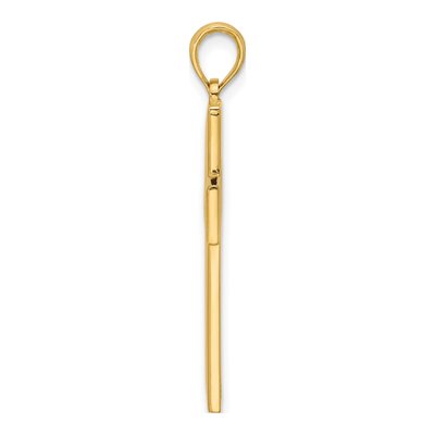 14K Yellow Gold Cross Pendant – view 2