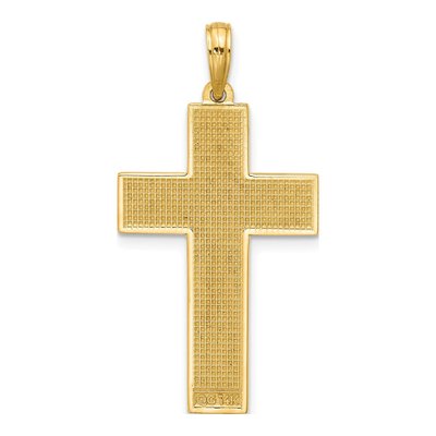 14K Yellow Gold Cross Pendant – view 3