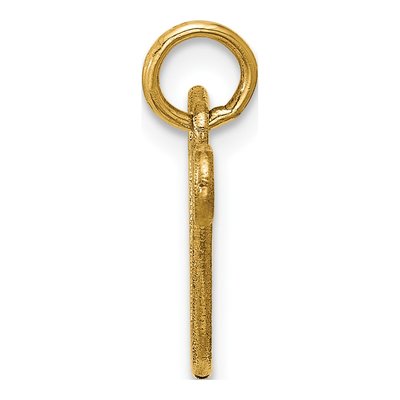 14K Yellow Gold Lyre Pendant – view 2