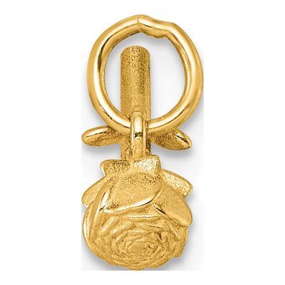 14K Yellow Gold 3D Flower Pendant – view 3