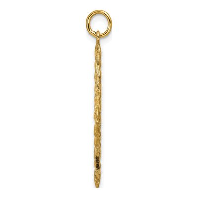 14K Yellow Gold Celtic Knot Pendant – view 2