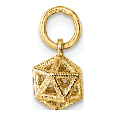 14K Yellow Gold Podium Pendant – view 3
