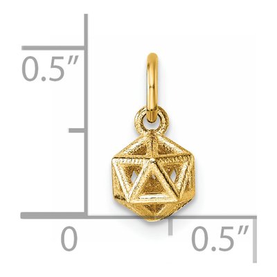 14K Yellow Gold Podium Pendant – view 6