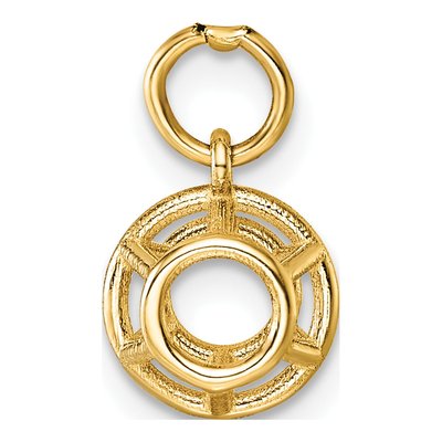 14K Yellow Gold Pentagon Pendant – view 3