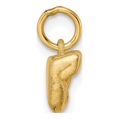 14K Yellow Gold Fist Hand Pendant – view 3