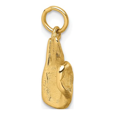 14K Yellow Gold OK Hand Pendant – view 5