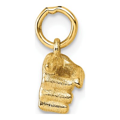 14K Yellow Gold Hand Pendant – view 3
