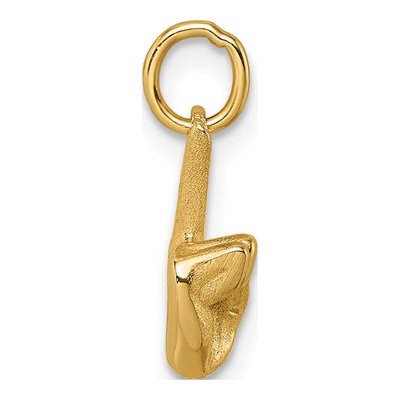14K Yellow Gold Peace Hand Pendant – view 3