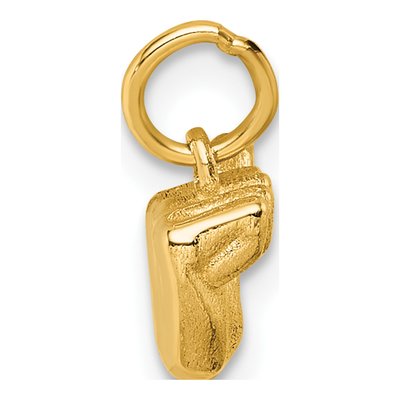 14K Yellow Gold ASL Letter 'a' Sign Pendant – view 3